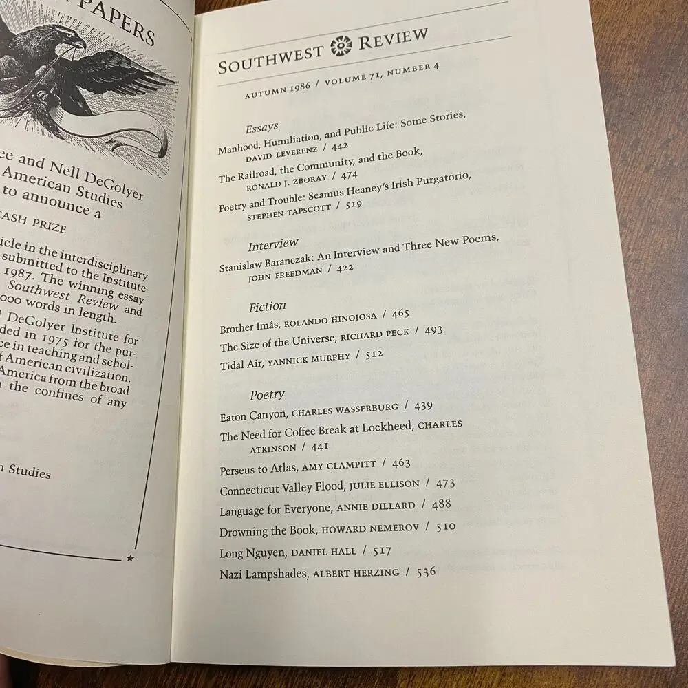 book southwest review